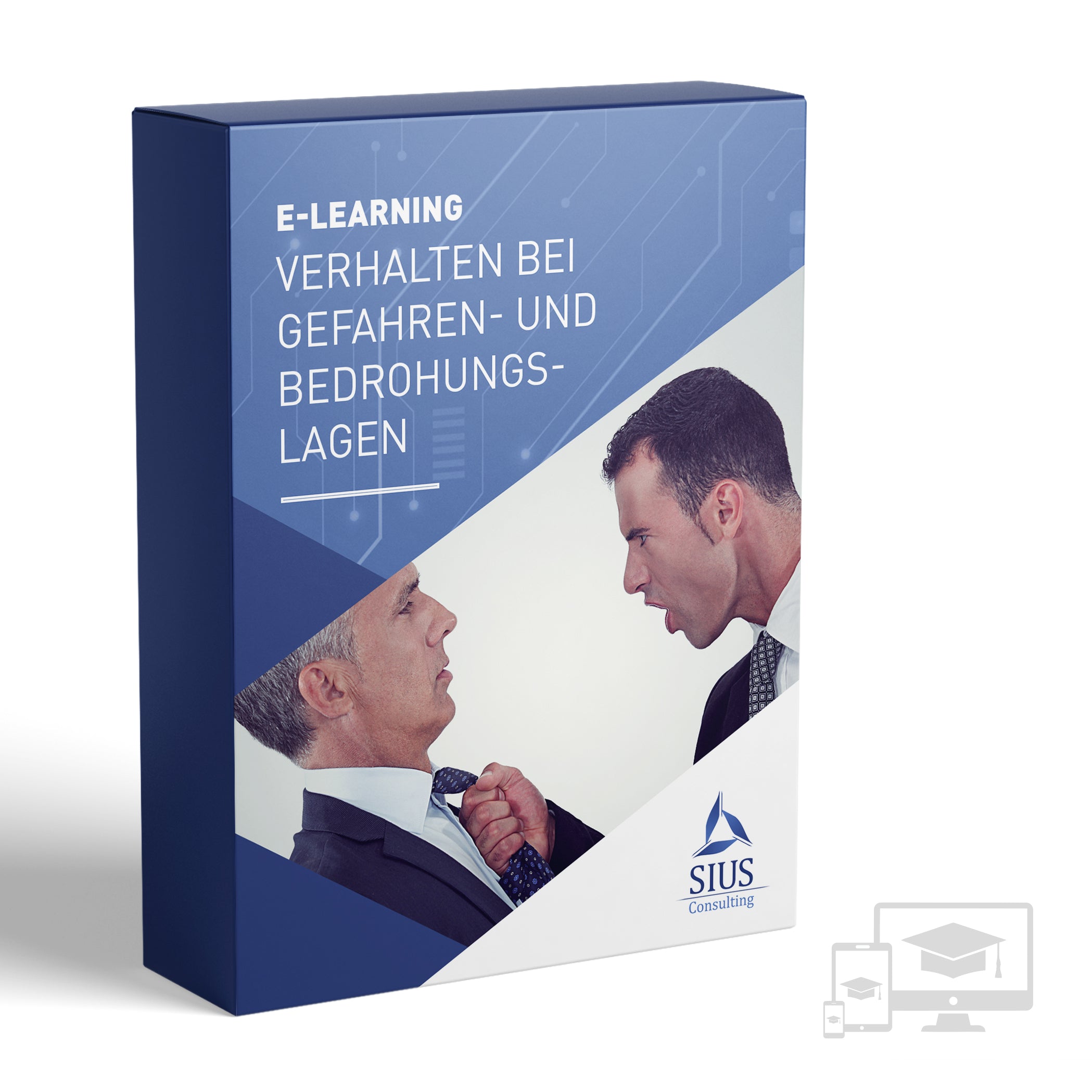 E-Learning Online-Schulung Richtiges Verhalten bei Gefahren- und Bedrohungslagen an Arbeitsplätzen mit Publikumsverkehr